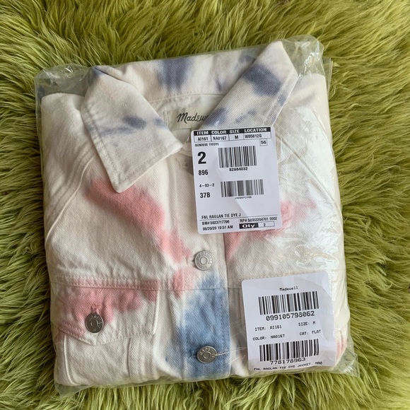 The Raglan Oversized Jean Jacket: Tie-Dyed Edition - Picture 9 of 9